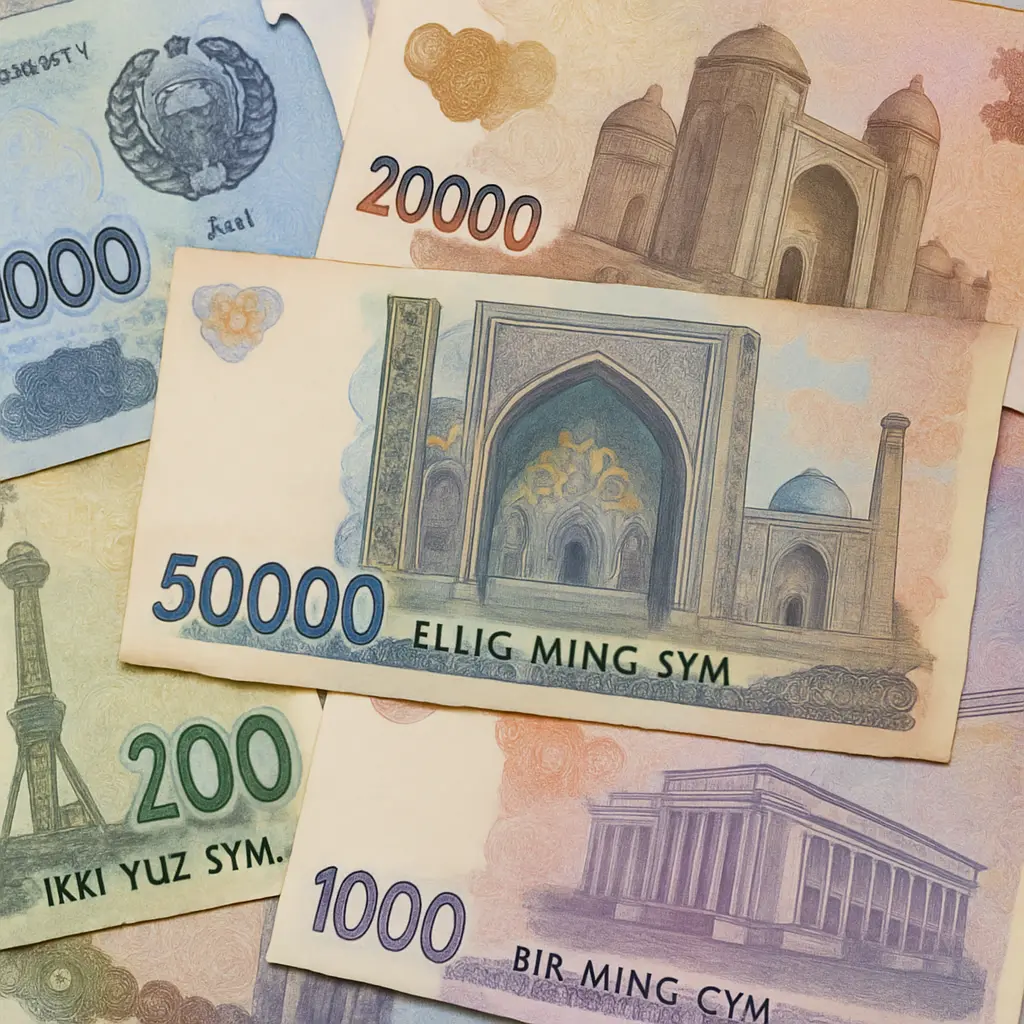 moneda uzbekistan currency money